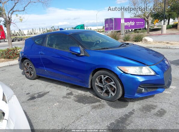 JHMZF1D62GS001366 2016 HONDA CR-Z Синий Вид задней части салона