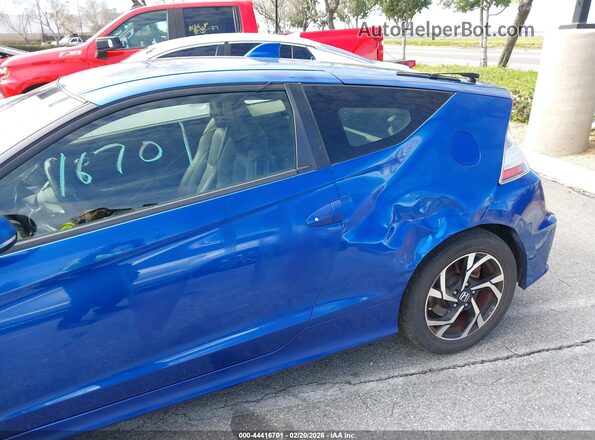JHMZF1D62GS001366 2016 HONDA CR-Z Синий Вид спереди