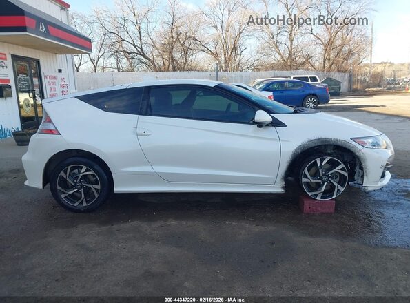 JHMZF1D65GS000843 2016 HONDA CR-Z Белый Вид задней части салона