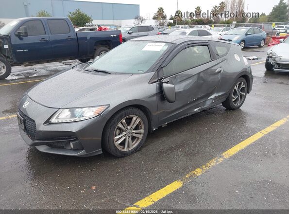 JHMZF1D67GS001329 2016 HONDA CR-Z Серый Вид спереди