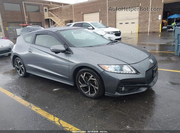 JHMZF1D67GS001329 2016 HONDA CR-Z Серый Передняя правая четверть