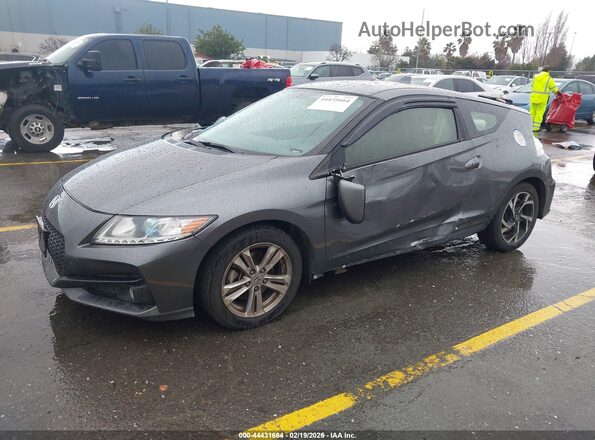 JHMZF1D67GS001329 2016 HONDA CR-Z Серый Передняя левая четверть