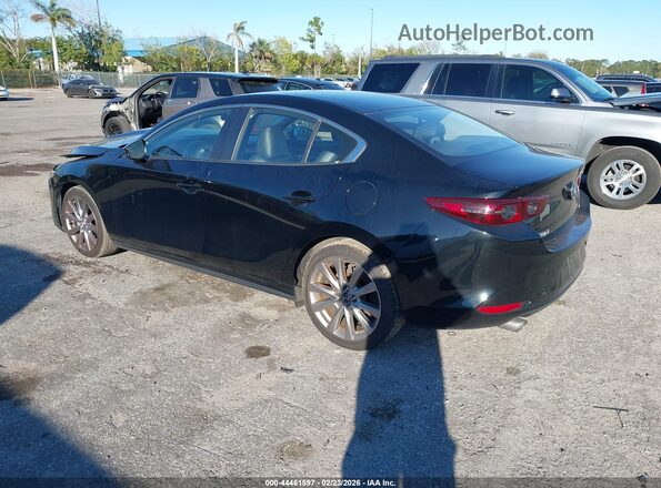 JM1BPABL0M1314359 2021 MAZDA 3 Black Հետևի ձախ