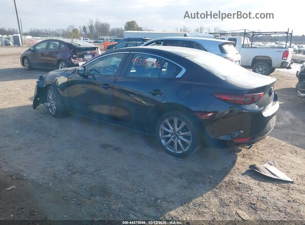 JM1BPABLXM1331802 2021 MAZDA 3 Black უკანა მარცხენა