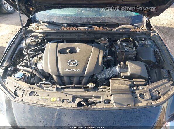 JM1BPABLXM1331802 2021 MAZDA 3 Black უკანა ხედი