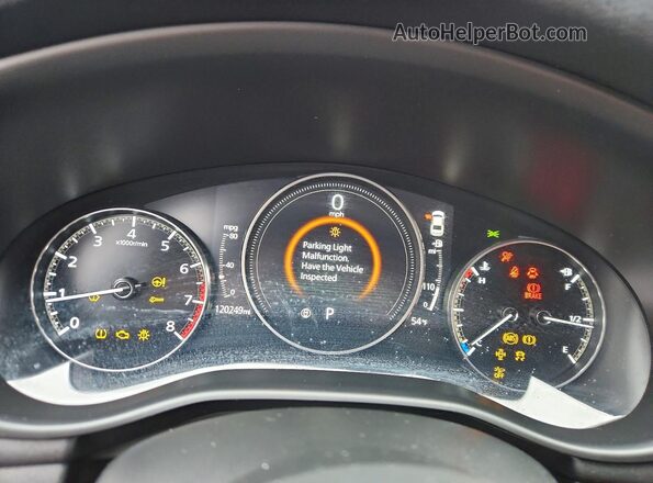 JM1BPACL2N1508990 2022 MAZDA 3 Gray Widok zestawu wskaźników