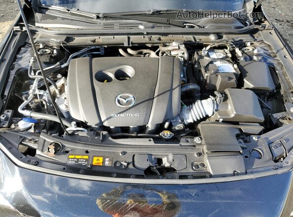 JM1BPACL7M1314695 2021 MAZDA 3 Black უკანა სალონის ხედი