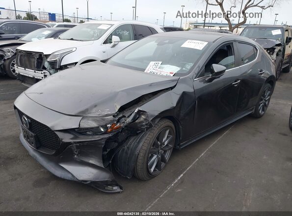 JM1BPAJM0K1133320 2019 MAZDA 3 Серый Передняя левая четверть