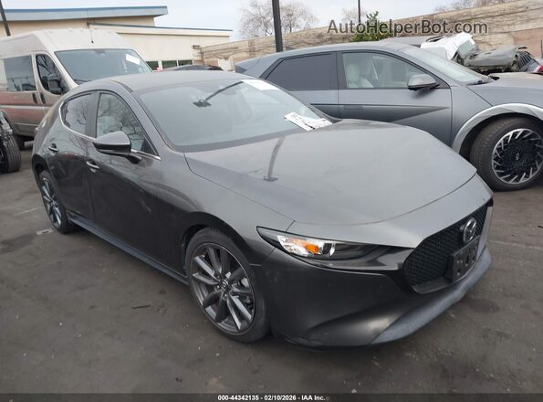 JM1BPAJM0K1133320 2019 MAZDA 3 Серый Передняя правая четверть