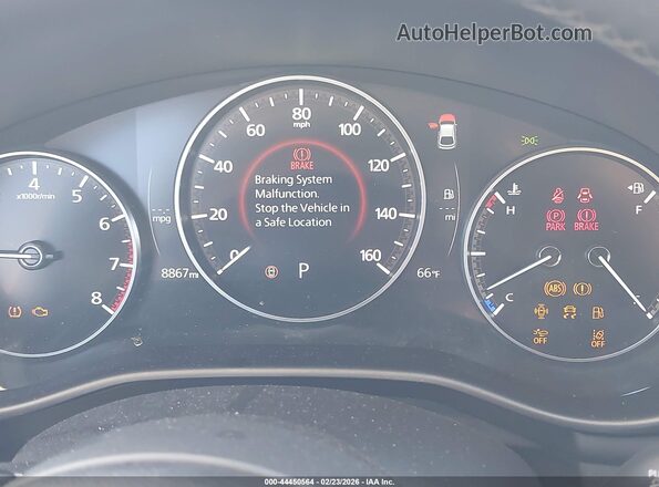 JM1BPAKL1T1854690 2026 MAZDA 3 Gray Widok tylnych siedzeń