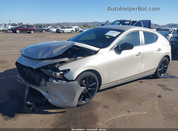 JM1BPAKM9R1718583 2024 MAZDA 3 Желто-коричневый Передняя левая четверть