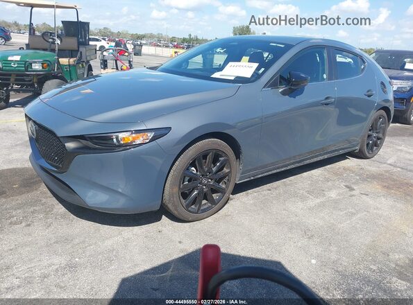 JM1BPBLL0T1852580 2026 MAZDA 3 Gray წინა მარცხენა ხედი სამი მეოთხედიდან