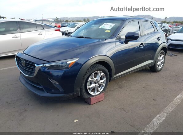 JM1DKDB70M1506294 2021 MAZDA CX-3 Blue Front left