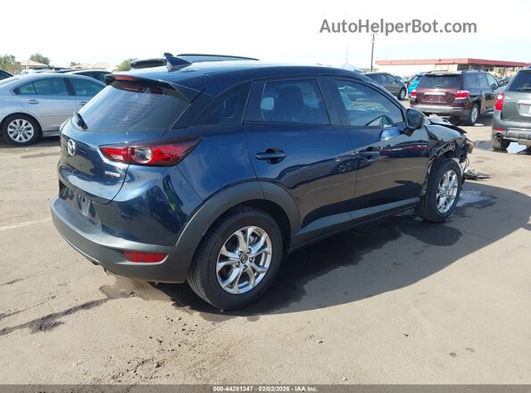 JM1DKDB70M1506294 2021 MAZDA CX-3 Blue Rear right