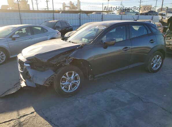 JM1DKDB73M1516771 2021 MAZDA CX-3 Gray Передня ліва чверть