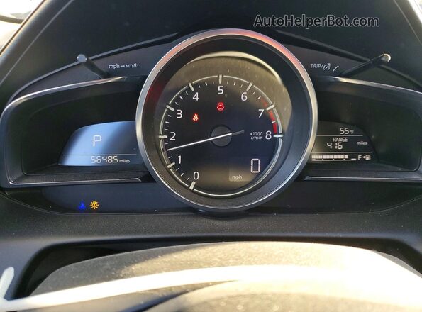 JM1DKDB73M1516771 2021 MAZDA CX-3 Gray Вид щитка приладів