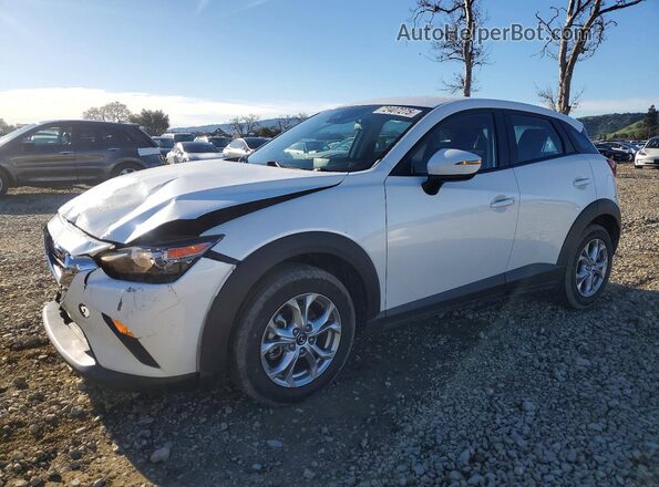 JM1DKDB75K0414570 2019 MAZDA CX-3 Белый Передняя левая четверть