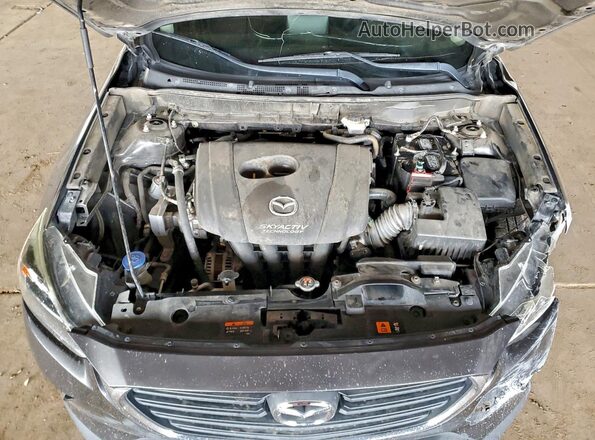 JM1DKDB77L1462180 2020 MAZDA CX-3 Gray Widok wnętrza z tyłu