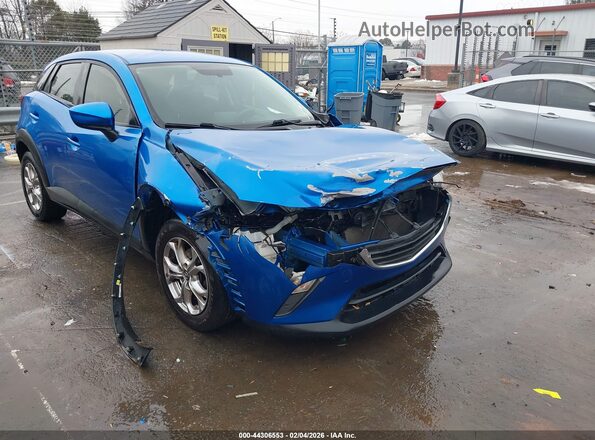 JM1DKDB7XH0170679 2017 MAZDA CX-3 Синий Вид спереди
