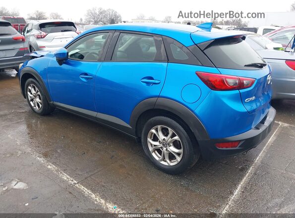 JM1DKDB7XH0170679 2017 MAZDA CX-3 Синий Задняя левая четверть