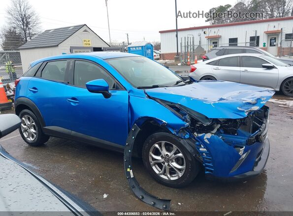 JM1DKDB7XH0170679 2017 MAZDA CX-3 Синий Вид задней части салона