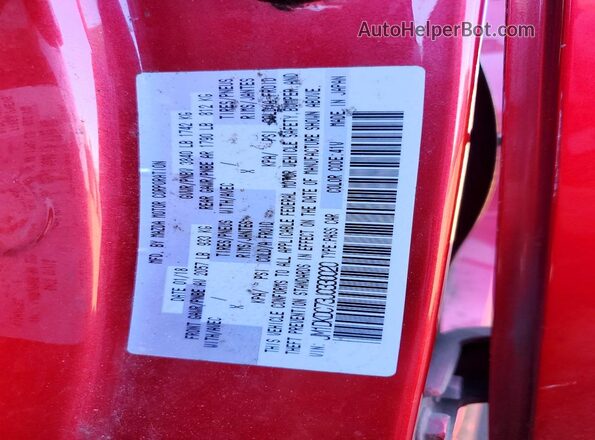 JM1DKDC73J0330020 2018 MAZDA CX-3 Red Widok komory silnika