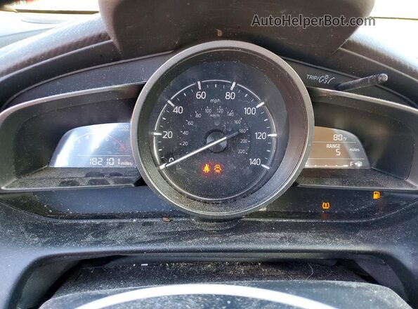 JM1DKDC73J0330020 2018 MAZDA CX-3 Red Widok zestawu wskaźników