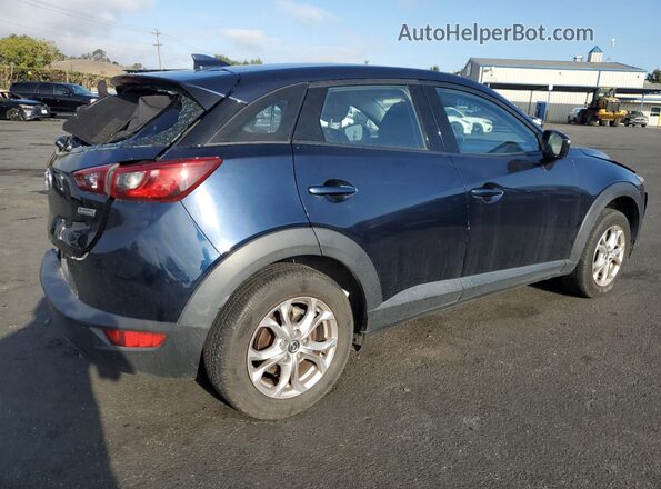 JM1DKFC74L1470991 2020 MAZDA CX-3 Blue Trasero derecho
