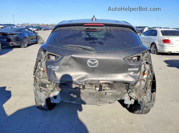 JM1DKFC75K0403787 2019 MAZDA CX-3 Угольный Вид сзади