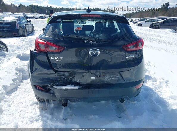 JM1DKFC76H0153629 2017 MAZDA CX-3 Black Widok z przodu