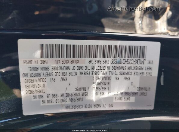 JM1DKFC76H0153629 2017 MAZDA CX-3 Black Widok komory silnika