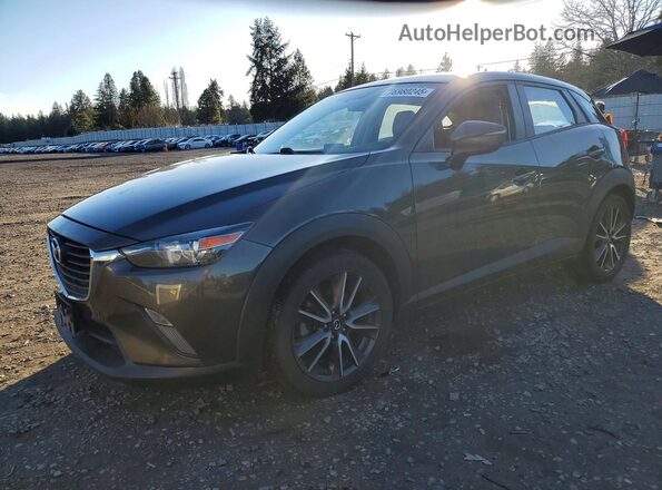 JM1DKFC7XH0176136 2017 MAZDA CX-3 Черный Передняя левая четверть