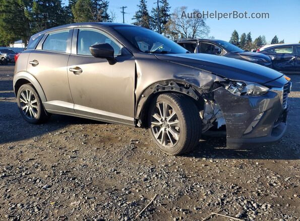 JM1DKFC7XH0176136 2017 MAZDA CX-3 Черный Передняя правая четверть