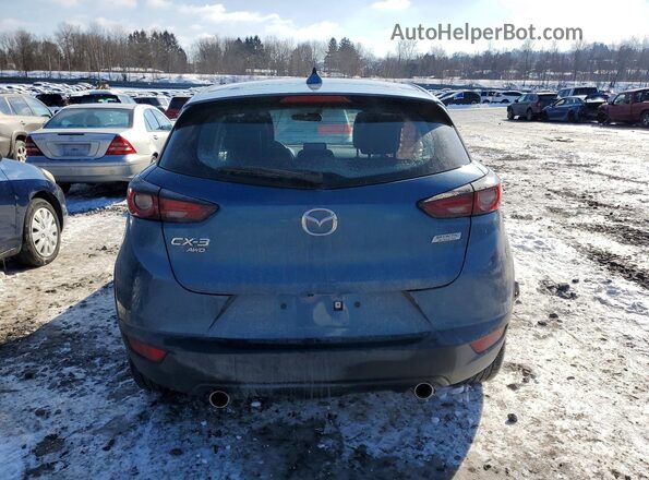 JM1DKFD74K0425570 2019 MAZDA CX-3 Синий Вид сзади