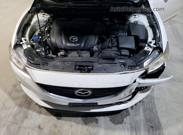 JM1GJ1V54G1464757 2016 MAZDA 6 Белый Вид задней части салона