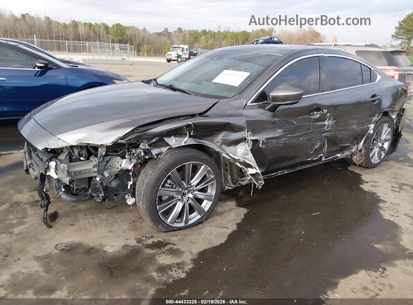 JM1GL1TY2M1614237 2021 MAZDA 6 Gray Front view