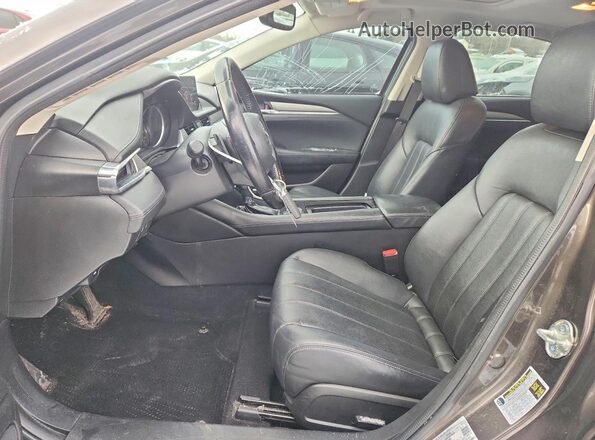 JM1GL1TY7J1301602 2018 MAZDA 6 Brown Vista interior delantera