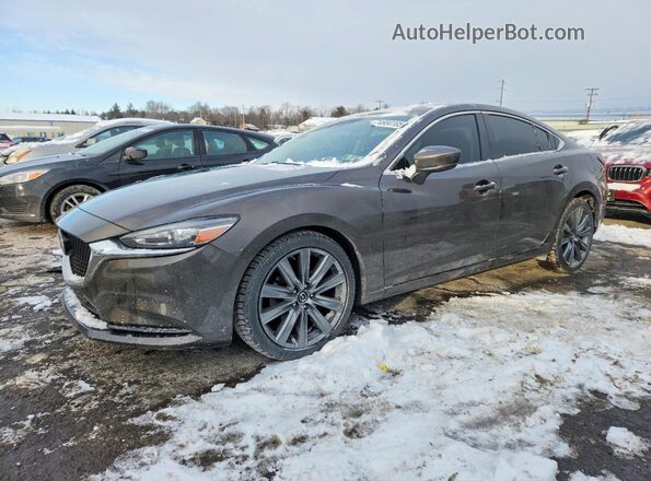 JM1GL1TY7J1301602 2018 MAZDA 6 Brown Vista tres cuartos delantera izquierda