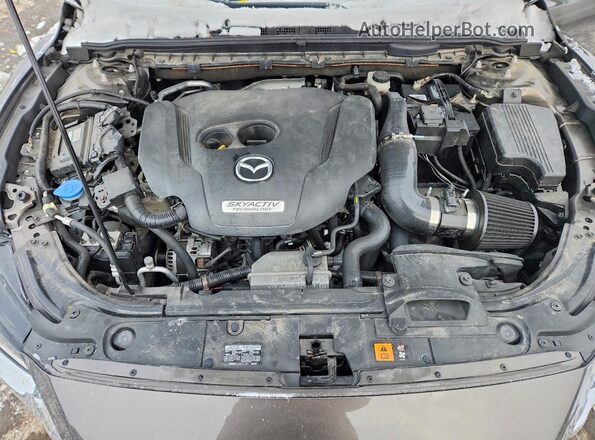 JM1GL1TY7J1301602 2018 MAZDA 6 Brown Vista interior trasera