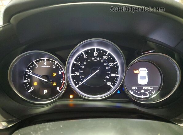 JM1GL1TY9K1507831 2019 MAZDA 6 Черный Вид щитка приборов