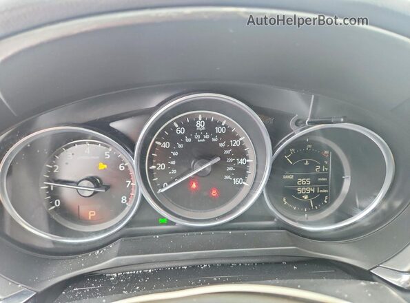 JM1GL1UM2J1319971 2018 MAZDA 6 Черный Вид щитка приборов