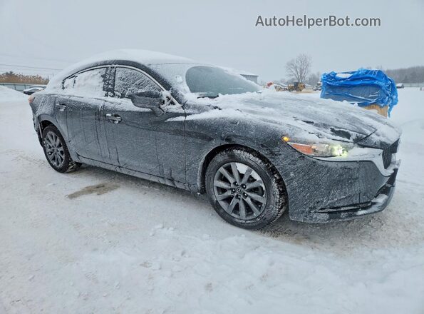 JM1GL1UM2J1319971 2018 MAZDA 6 Черный Передняя правая четверть