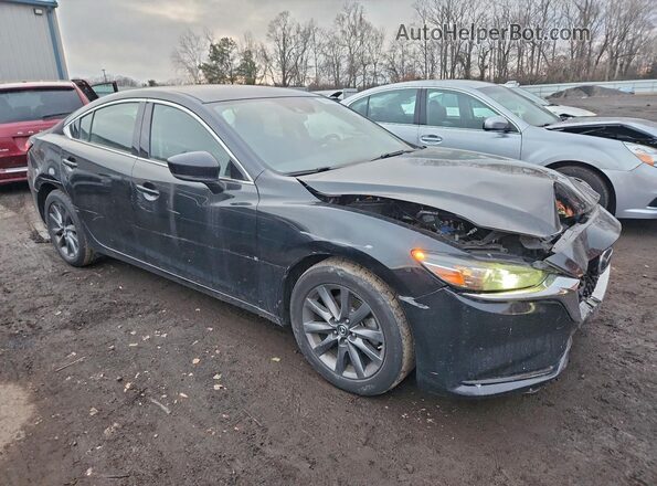 JM1GL1UM2J1327522 2018 MAZDA 6 Черный Передняя правая четверть