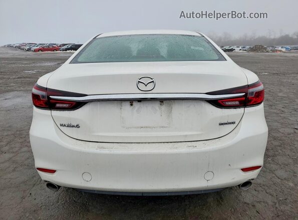 JM1GL1UM6M1602927 2021 MAZDA 6 White Rear view