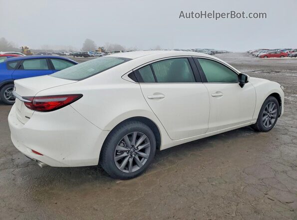 JM1GL1UM6M1602927 2021 MAZDA 6 White Rear right