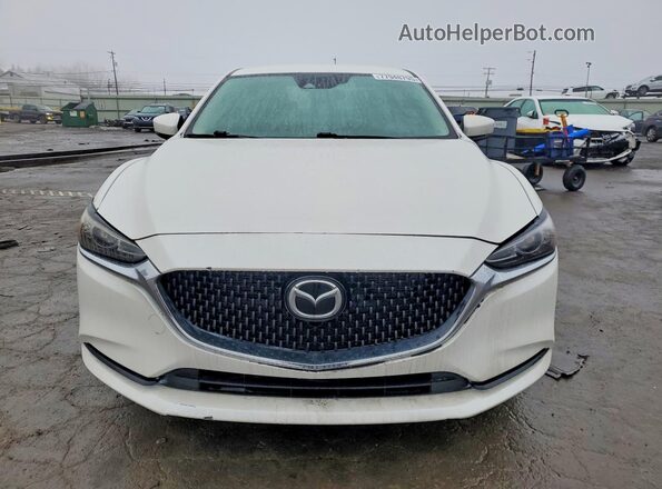 JM1GL1UM6M1602927 2021 MAZDA 6 White Front view