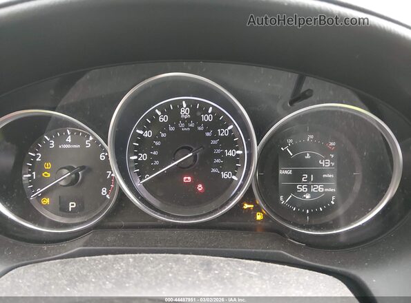 JM1GL1V52H1153985 2017 MAZDA 6 Синий Вид задних сидений