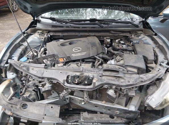 JM1GL1V52H1153985 2017 MAZDA 6 Синий Вид сзади