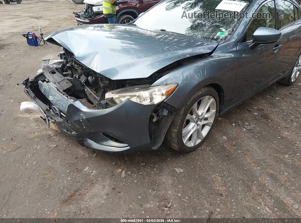 JM1GL1V52H1153985 2017 MAZDA 6 Синий Вид спереди