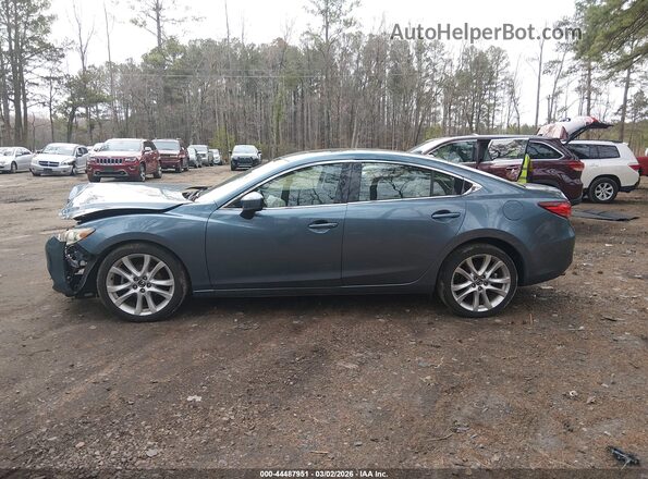 JM1GL1V52H1153985 2017 MAZDA 6 Синий Панорамный вид салона 360°
